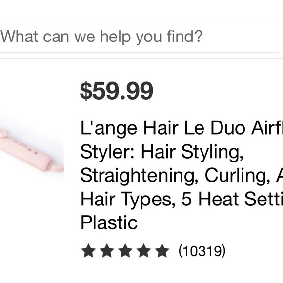 Lange Le Duo Classic Airflow Styler - Blush Pink - Picture 9 of 10